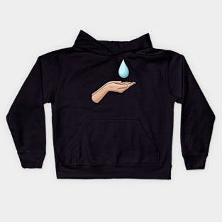 World Water Day Water Hand Kids Hoodie